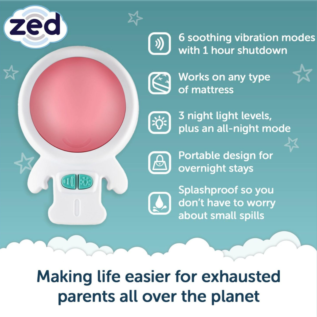 Zed - The Award-Winning Vibration Sleep Soother and Night Light